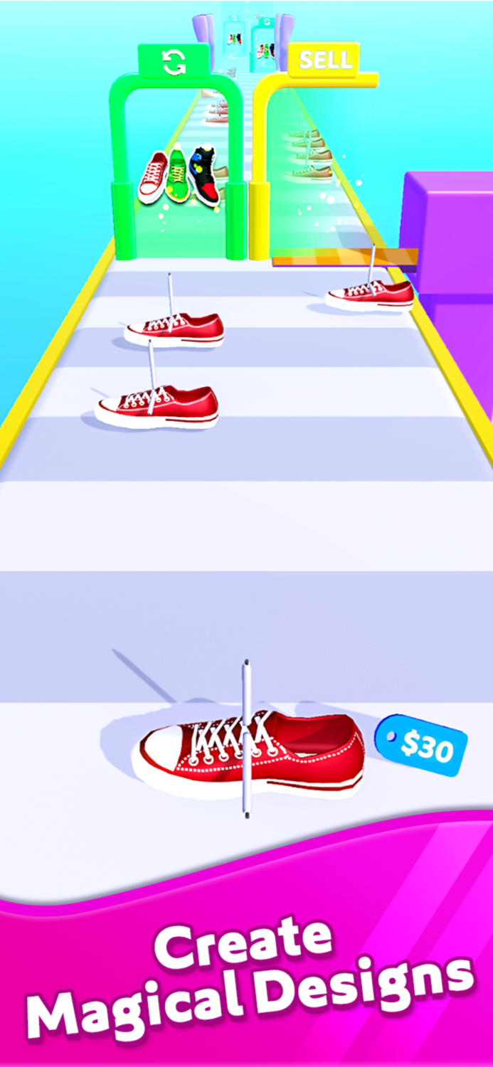 Shoe Stack Runner Game