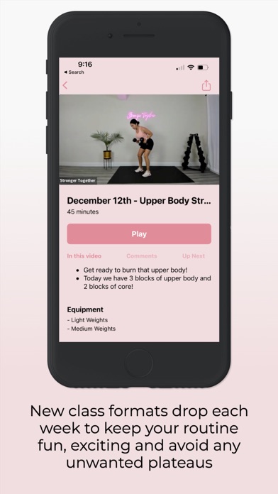 Stronger Together Fitness Screenshot