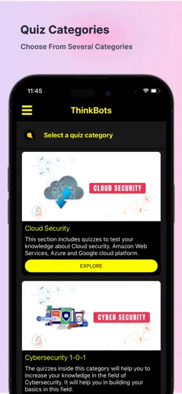 Game screenshot Think Bots (Quiz App) hack