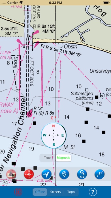 Screenshot #2 pour Louisiana - Marine Charts boat
