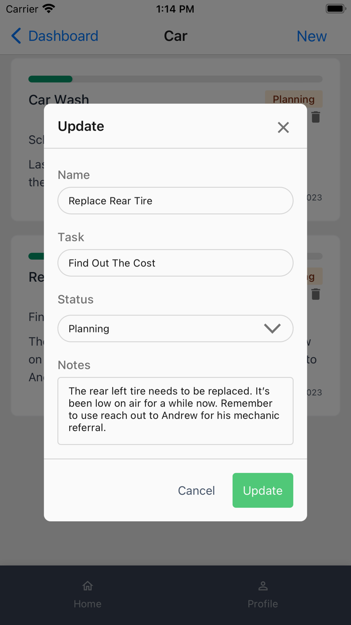 Every Errand Checker