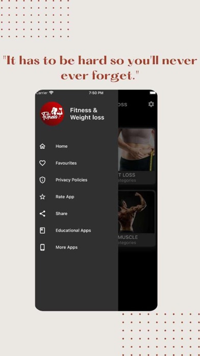 Fitness & Weight Loss Screenshot