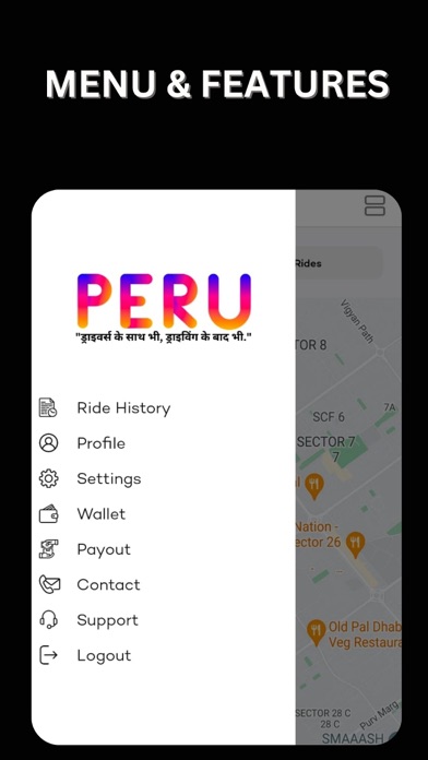 PeruCabs Driver Screenshot