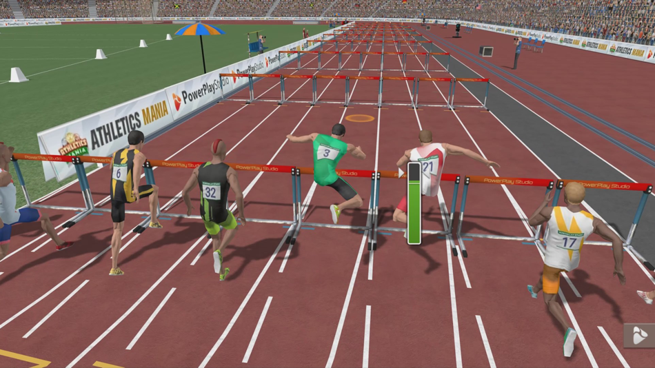 #1. Athletics Mania: Track & Field (iOS) Bởi: POWERPLAY MANAGER, s.r.o.