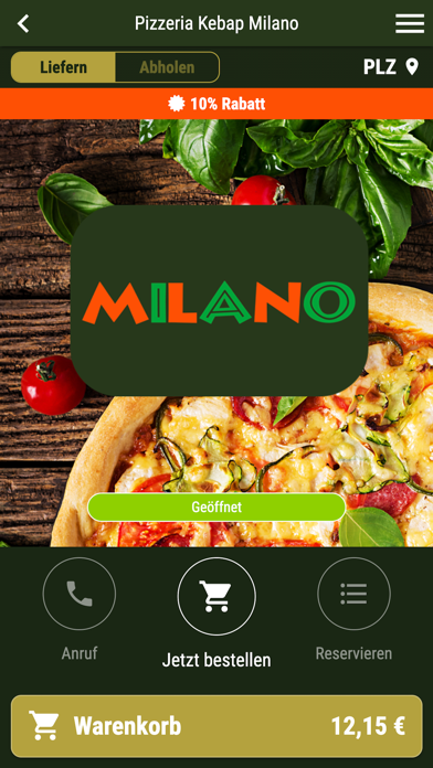 Pizzeria Kebap Milano Screenshot