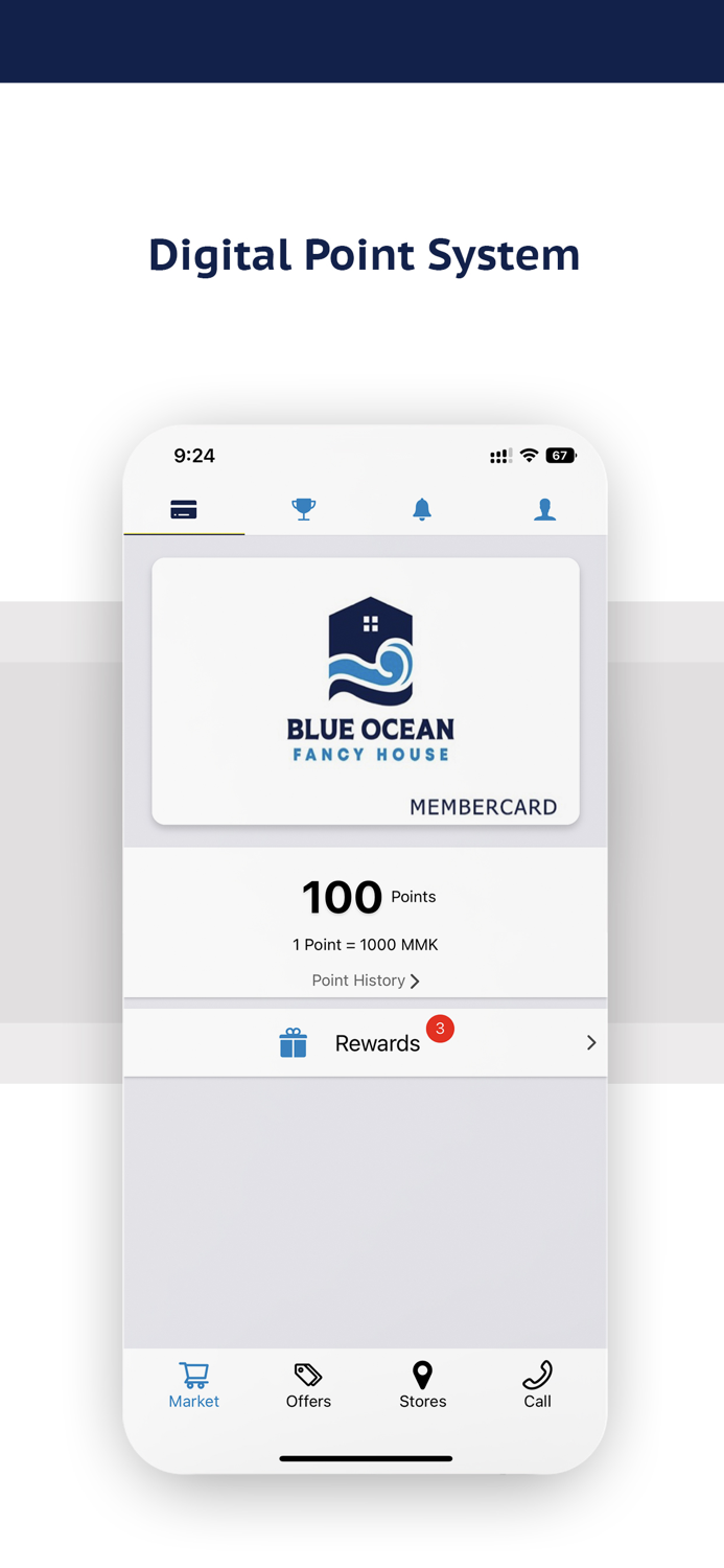 Blue Ocean Fancy House