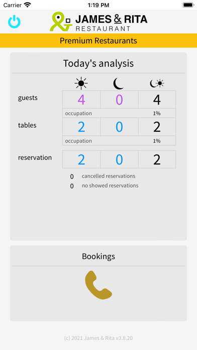 James & Rita Restaurant Screenshot