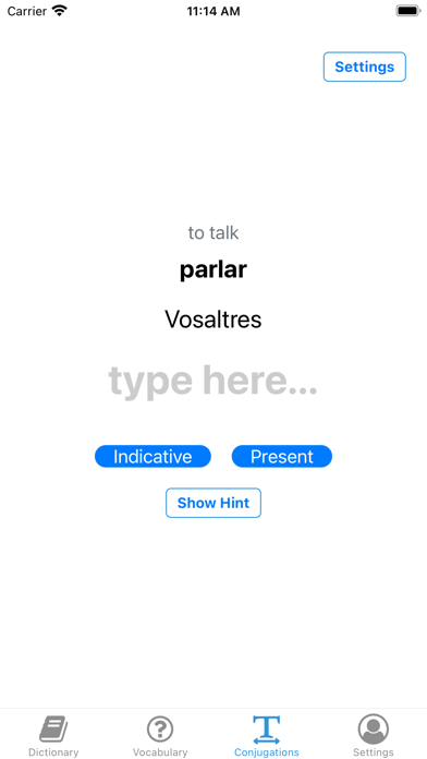 English-Catalan Dictionary Screenshot