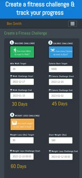 Game screenshot Fitness Challenge Tracker App mod apk