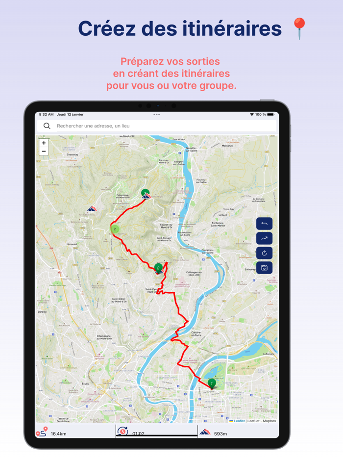 GPS vélo route - BikeCompanion