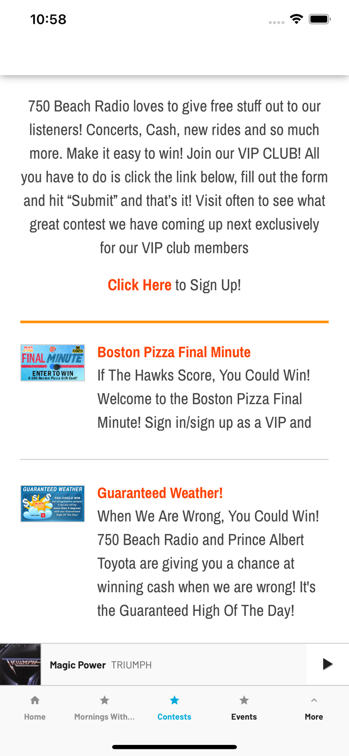 Beach Radio Sask 750