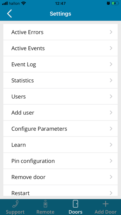 ASSA ABLOY Swing Door Mgr Screenshot