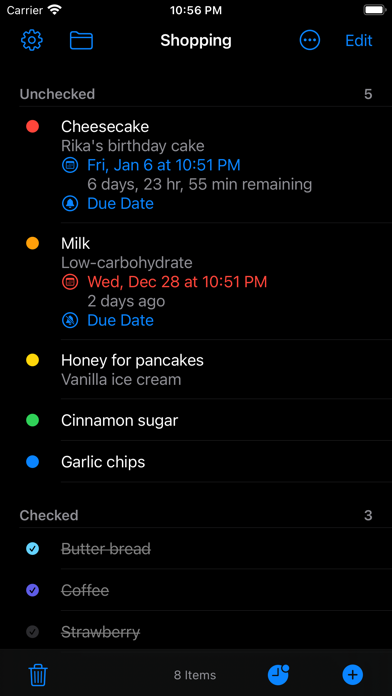 Shopping List Widget Reminders Screenshot