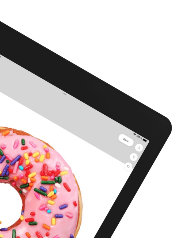 Food App camera & photo editor iPad screenshot 2 - Photo & Video app