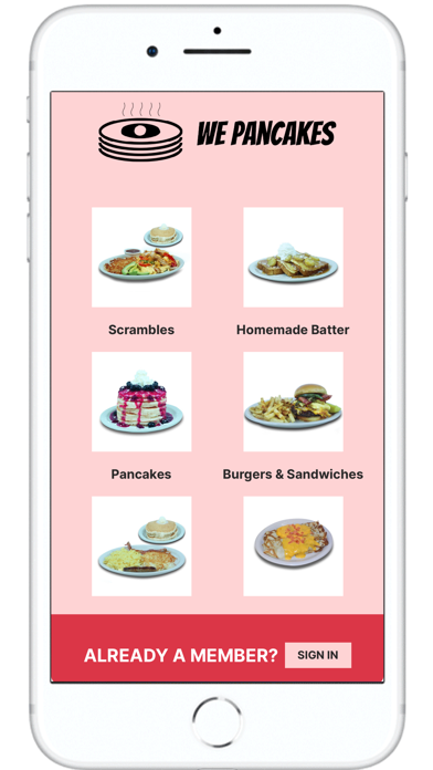 WePancakes Restaurants Screenshot