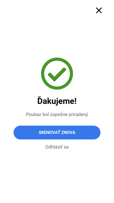 Enjoy - skener poukazov Screenshot