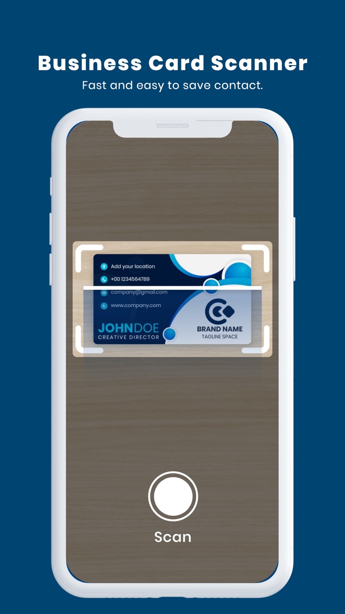 Business Card Scanner Reader