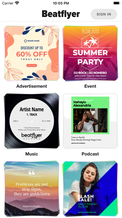 Beatflyer: Eye-catching posts Screenshot