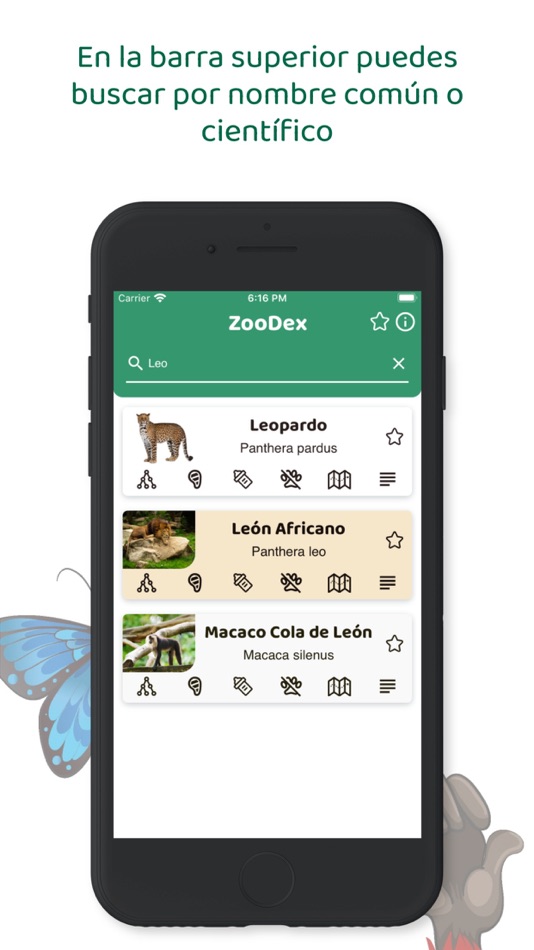 #6. ZooDex (iOS) 由: Bryan Oswaldo Gomez Perez