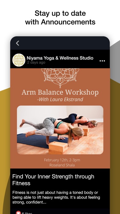 Niyama Yoga & Wellness Screenshot
