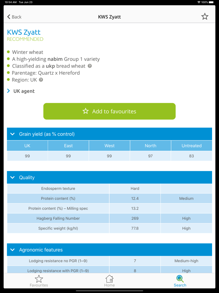 AHDB Recommended Lists