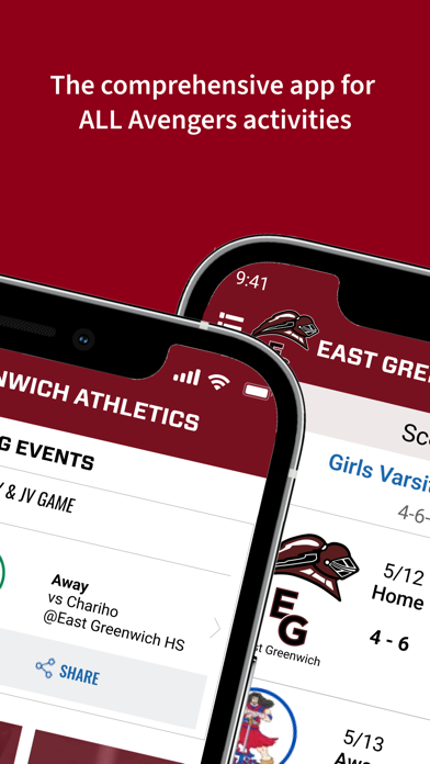 East Greenwich Athletics Screenshot