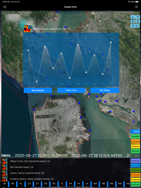 Screenshot #1 for Instant NOAA Tide Pro