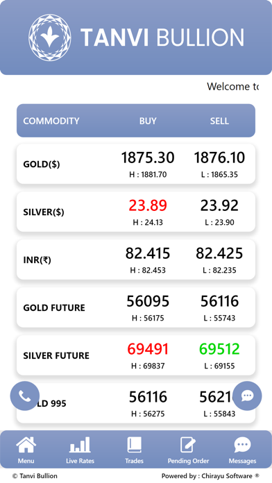 Tanvi Bullion Live Screenshot