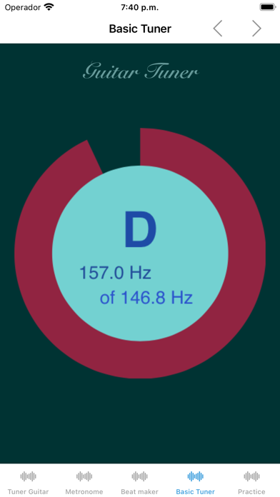 Guitar Tuner and Metronome Screenshot