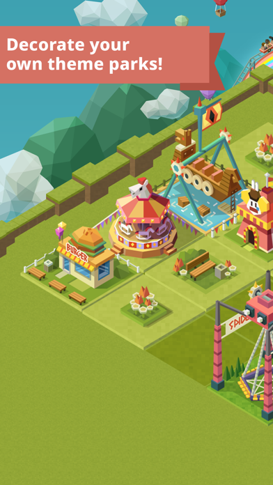 Merge Tycoon: 2048 Theme Park Screenshot