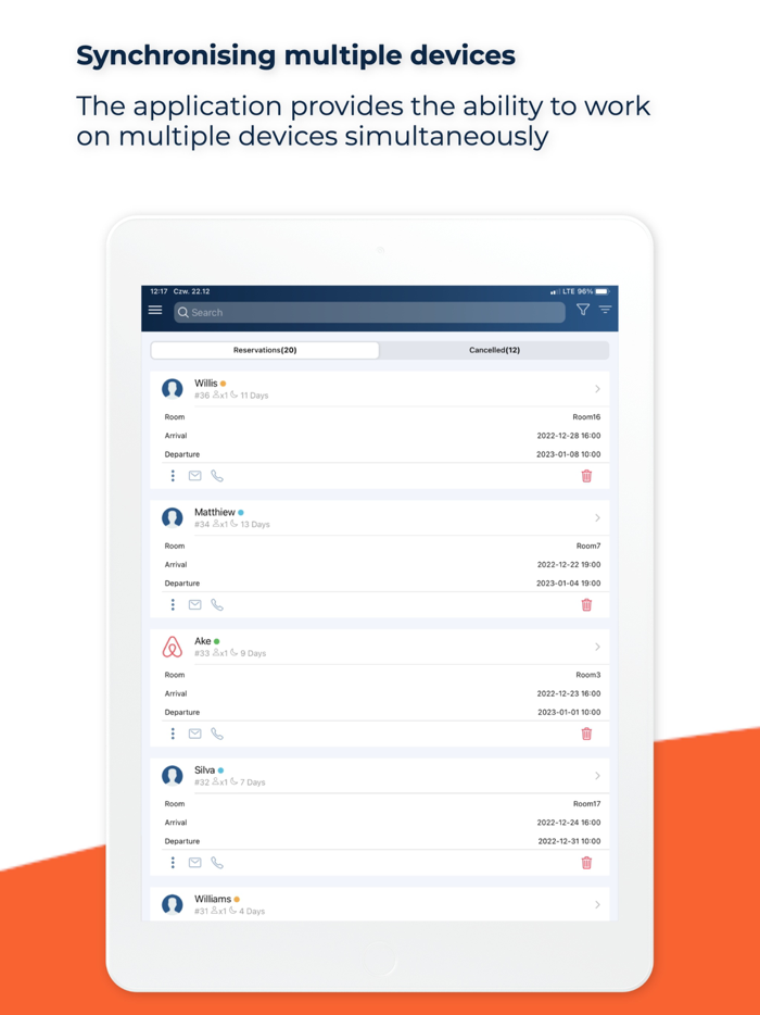 mobile-calendar booking system