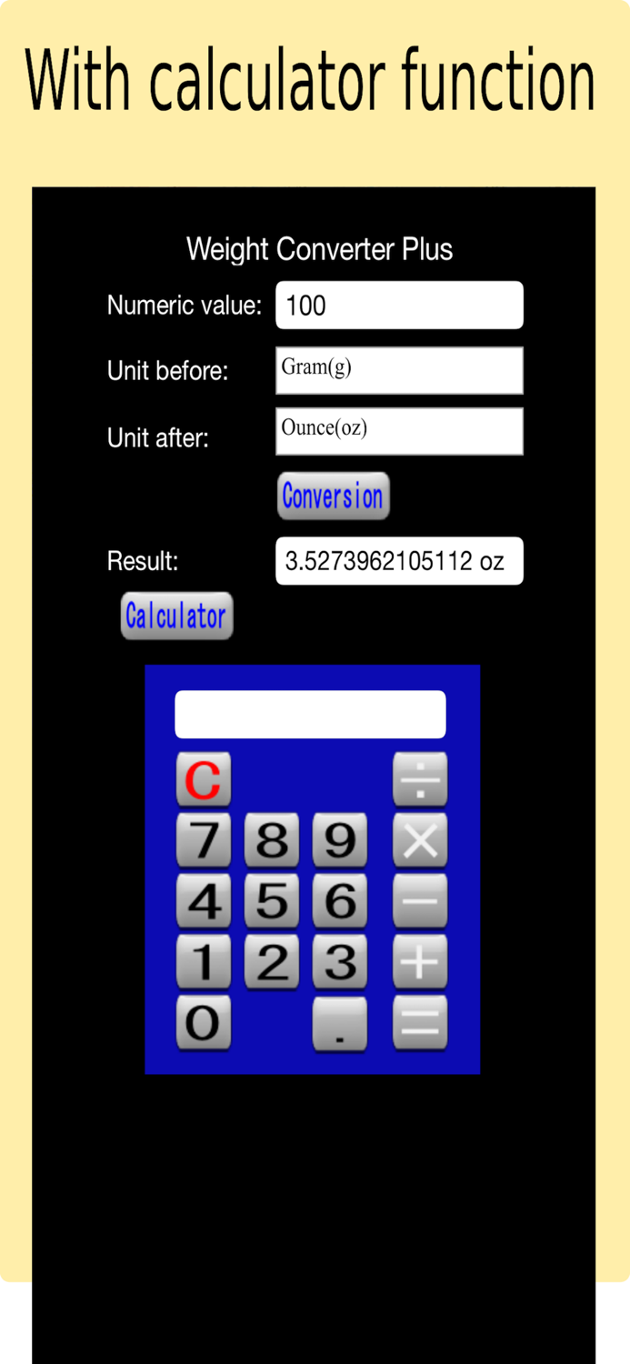 Weight Converter Plus
