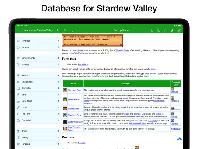 Captura de Pantalla 1 Database for Stardew Valley iphone