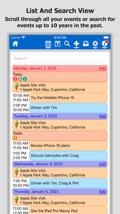 Calendar Widget & Planner Screenshot