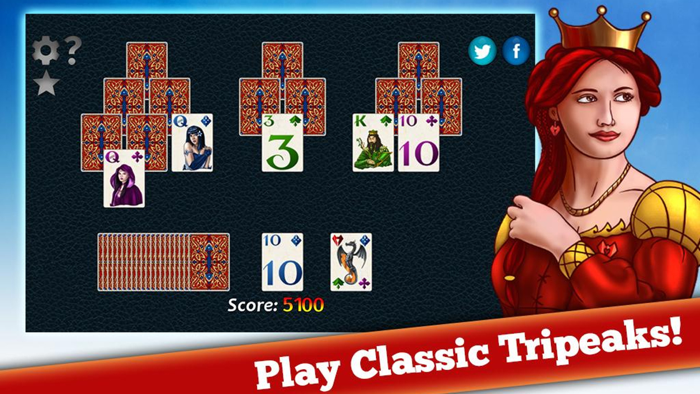 Fantasy Solitaire TriPeaks