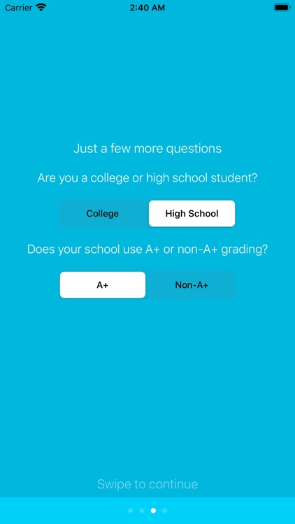 Grade Stats Calculate