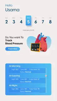 blood pressure tracker bp app iphone screenshot 1