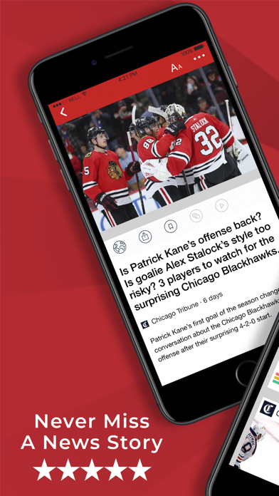 Blackhawks Hockey News Chicago Screenshot