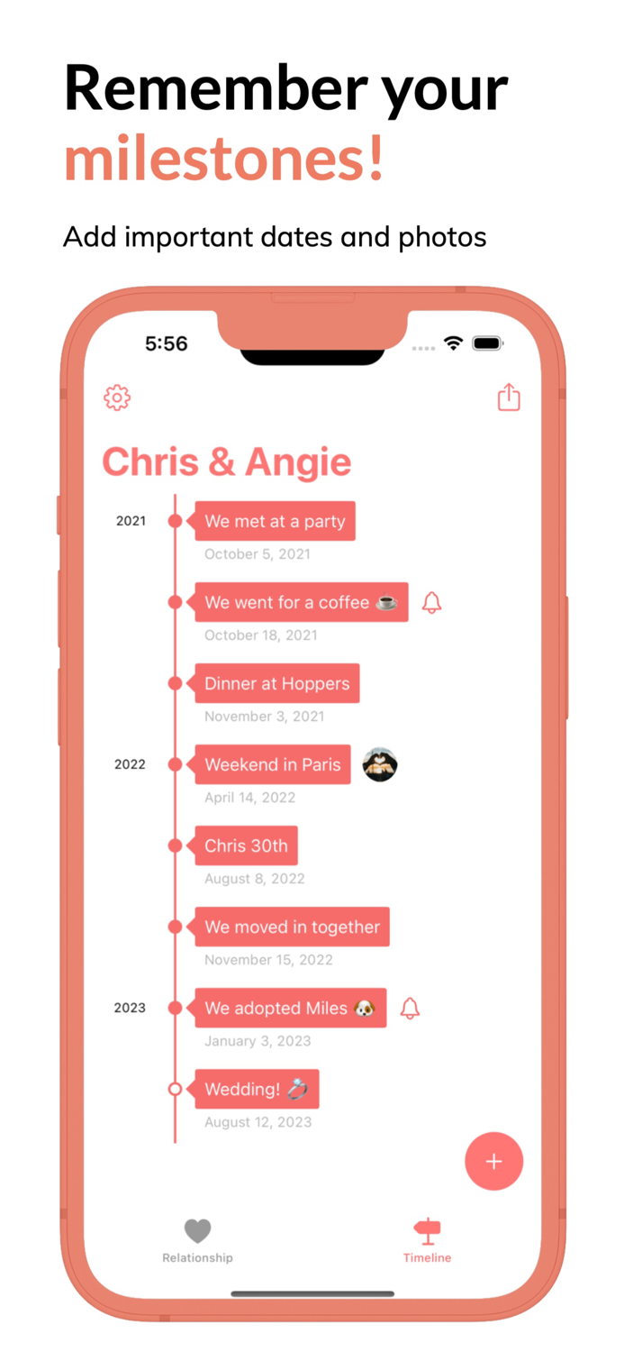 Relationship Counter