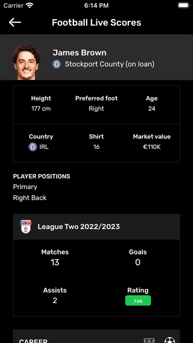 Football Live Scores - Soccer Screenshot