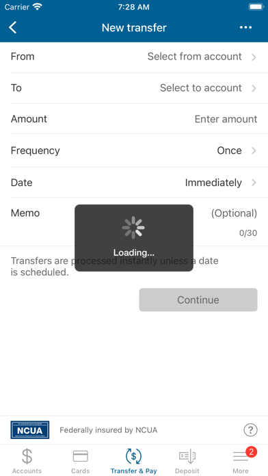MERCO Credit Union Screenshot