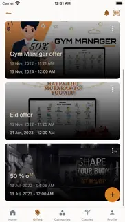 gym manager مدير الجيم iphone screenshot 3