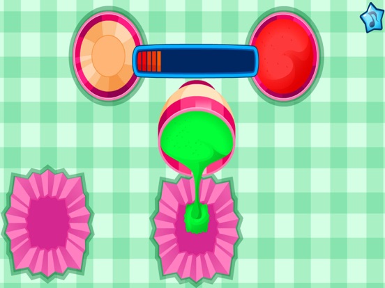 Cooking colorful cupcakes game screenshot 4
