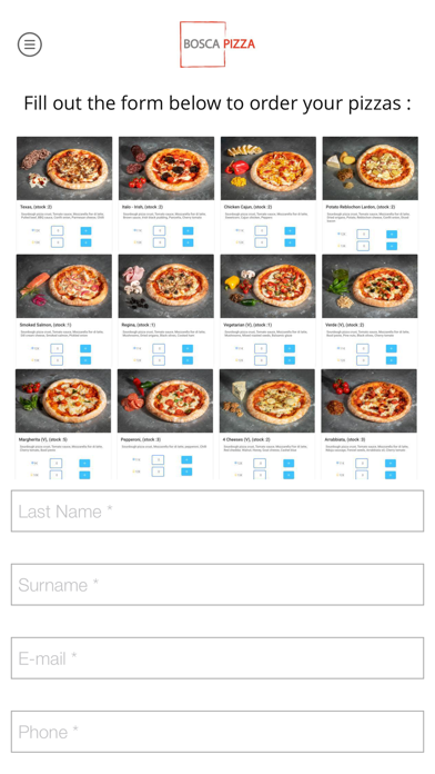 Bosca Pizza Screenshot
