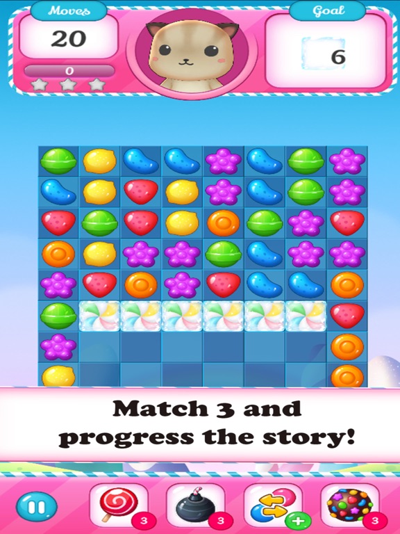 Animal Ville - Match 3 Puzzle iPad screenshot