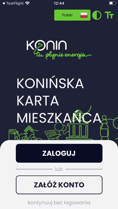 Konińska Karta Mieszkańca Screenshot