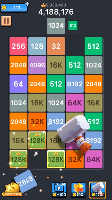Drop Merge® : Number Puzzle Screenshot