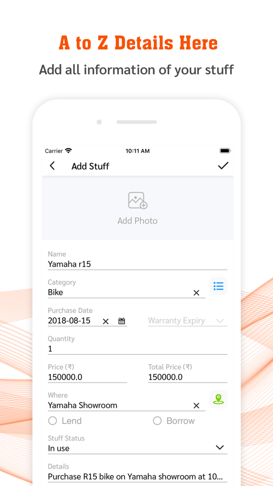 #4. My Stuff Personal Organizer (iOS) 由: SUSAMP INFOTECH