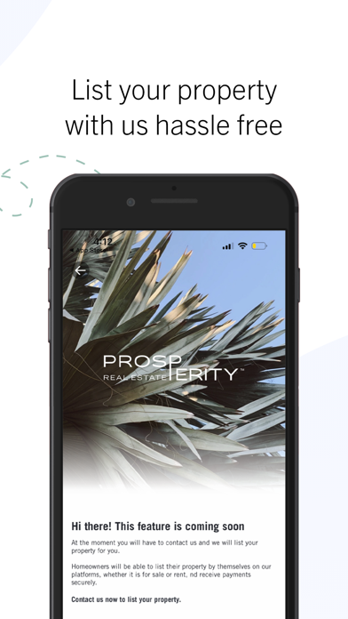 Prosperity Real Estate Screenshot