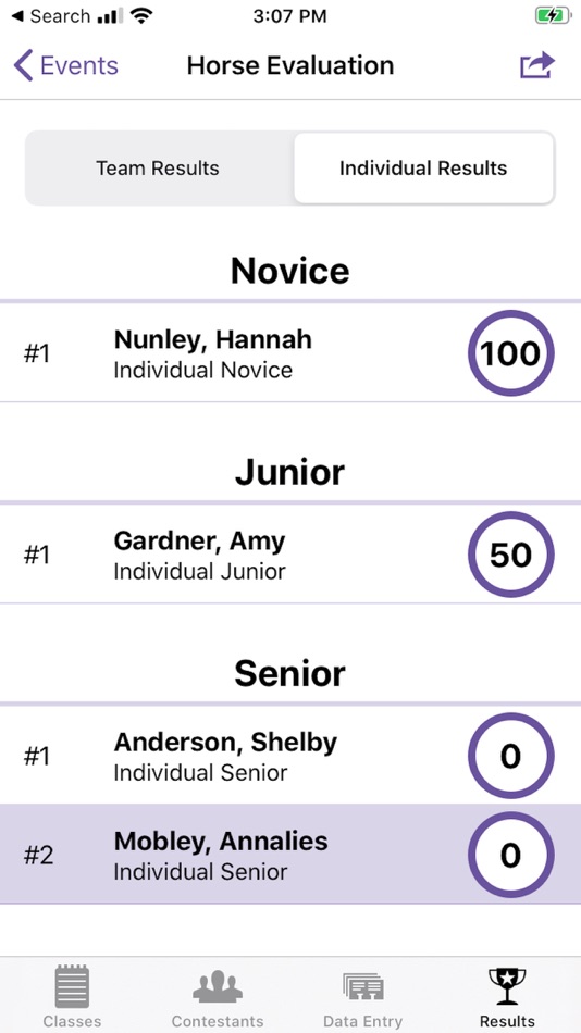 #6. eJudging Pro (iOS) Por: Learning Games Lab, NM State University